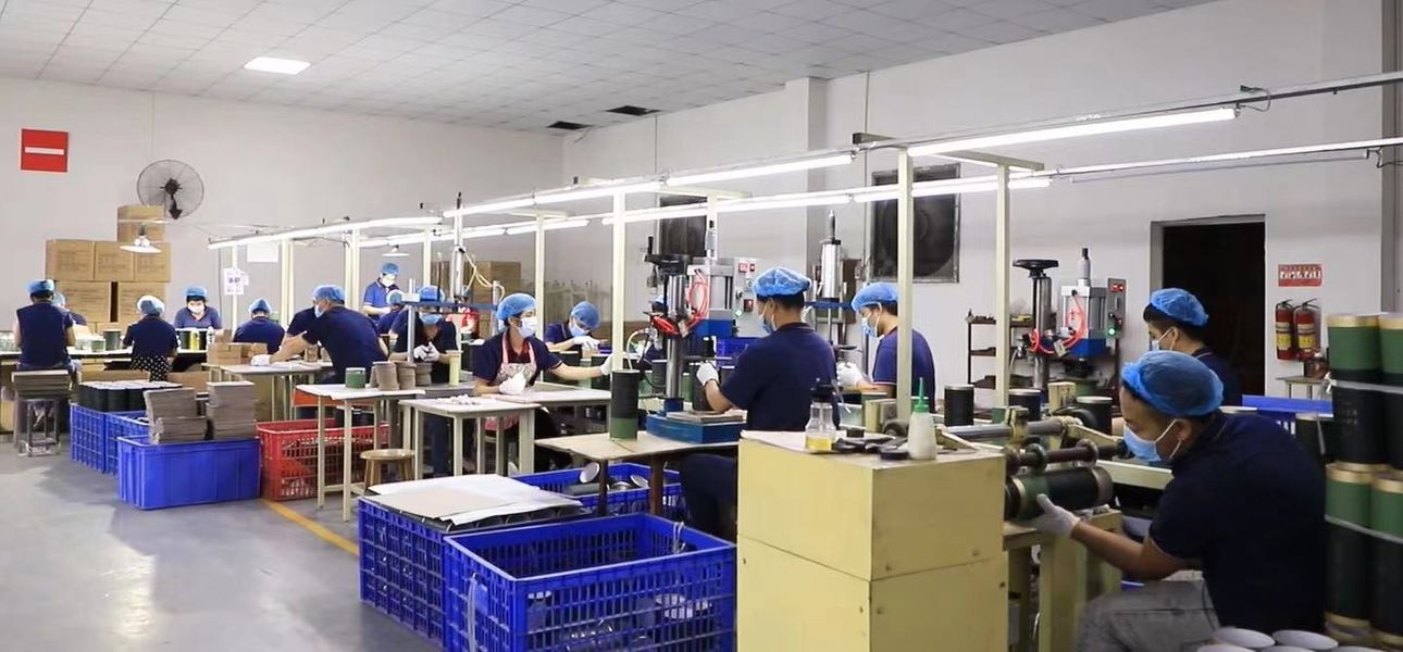 Dongguan Yongjian Paper Products Co., Ltd productielijn van de fabrikant